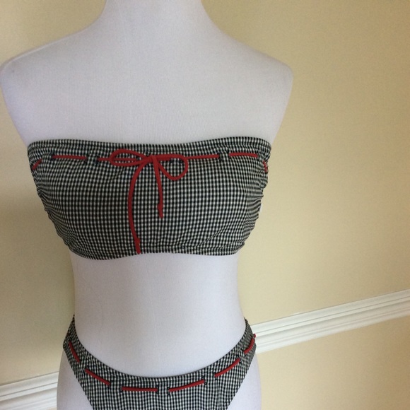 Tommy Hilfiger Other - 3xHP ⭐️Tommy Hilfiger bikini navy/white w/red